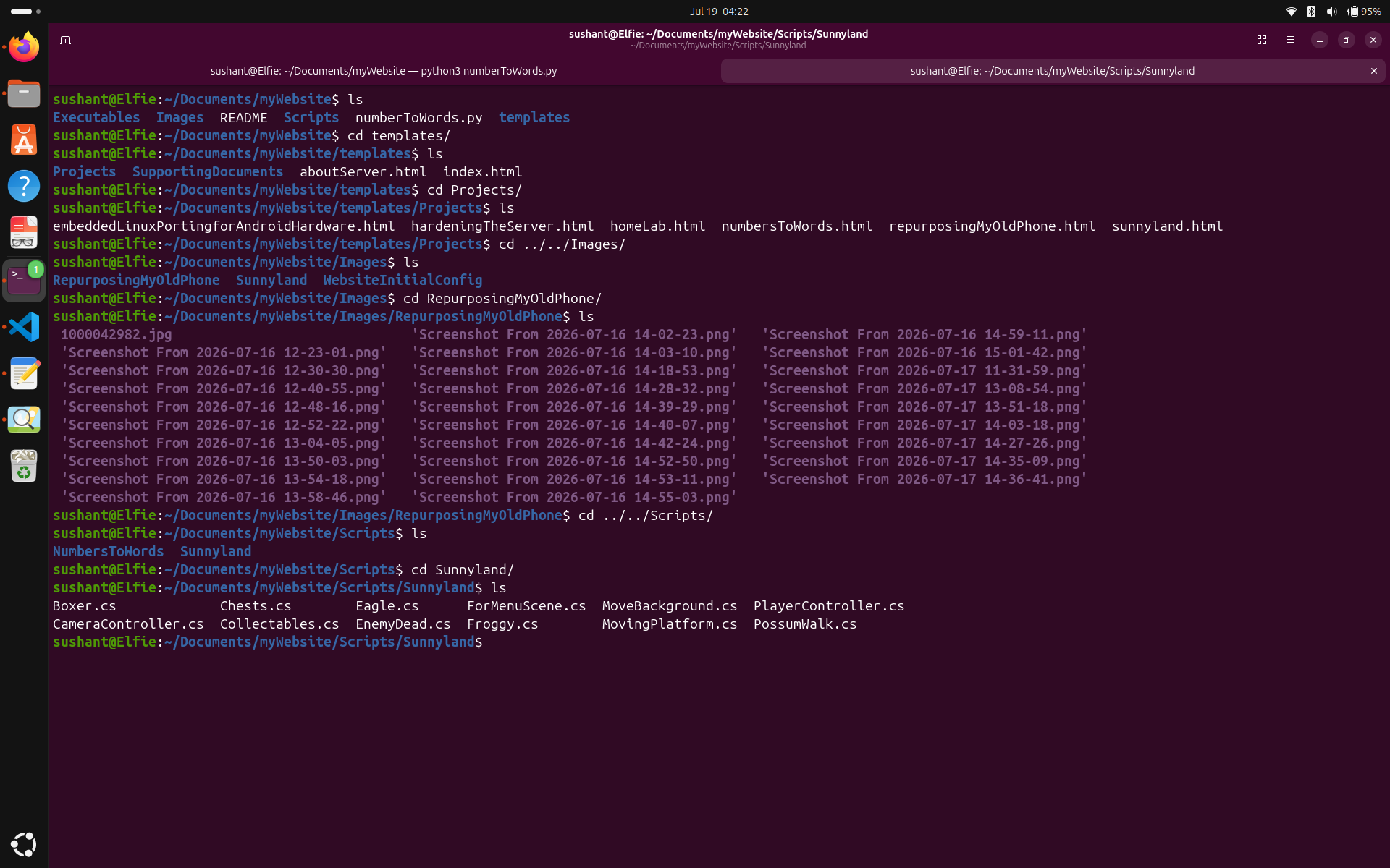 Current Directory Structure